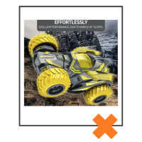 Fabs World stuntauto rood